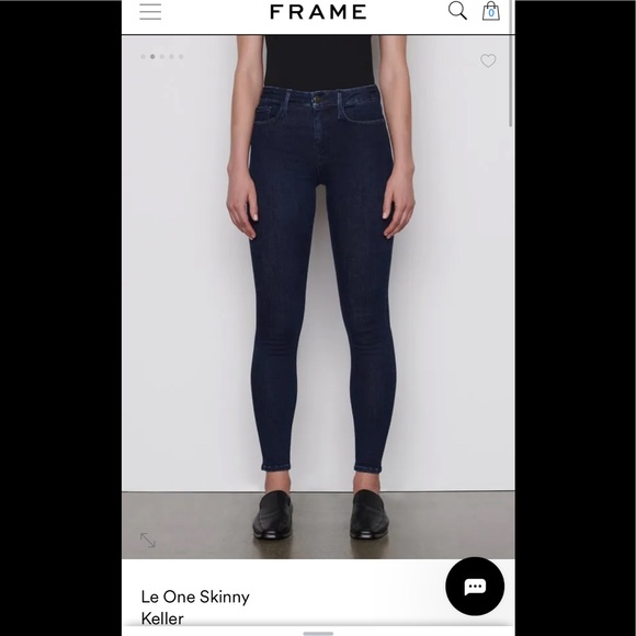NWT Frame Le One Skinny Jeans- Size 1 - Picture 1 of 8